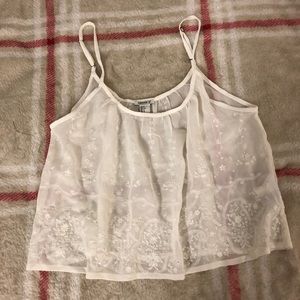 Forever21 Floral Crop Top